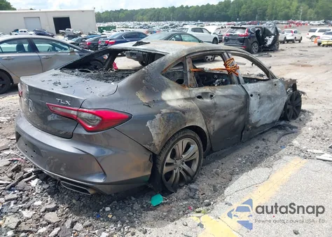 2021 Acura Tlx Technology Package из США, поврежденный, VIN 19UUB5F40MA014131